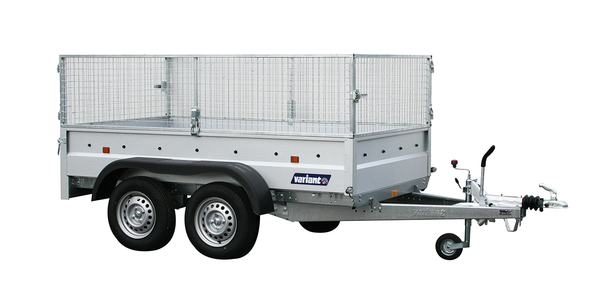 Trailer with lattice sides